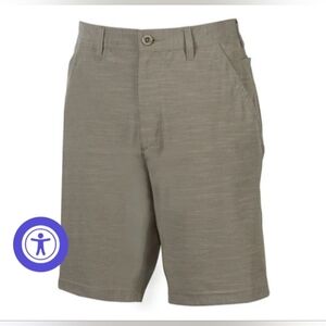 Weekenders Men's Khaki Flat Front Shorts